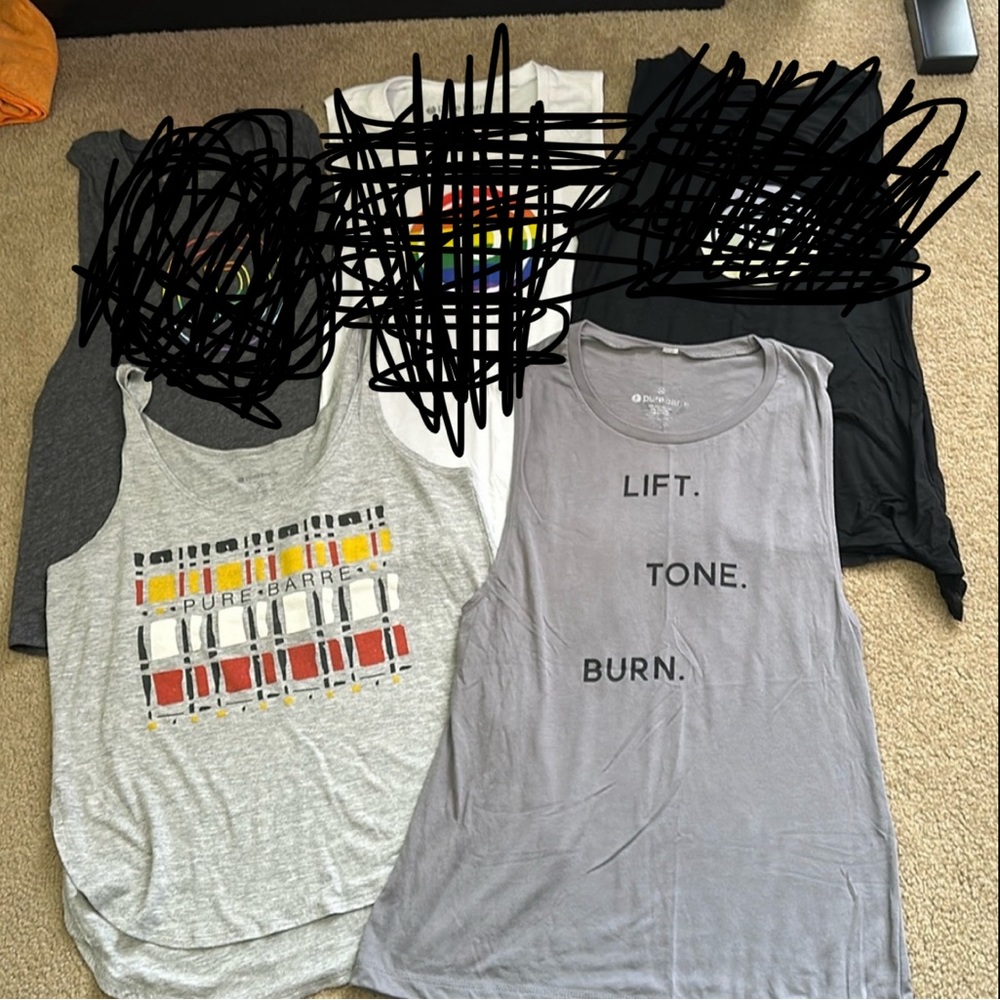 Pure barre tank top duo bundle